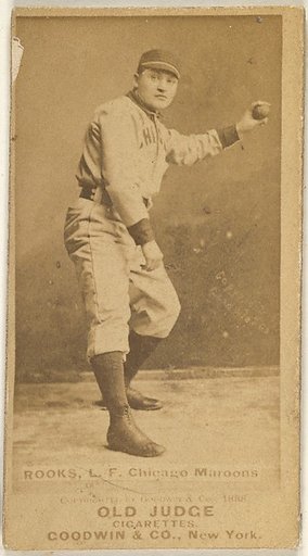 Rooks, Left Field, Chicago, from the Old Judge series (N172) for Old Judge Cigarettes