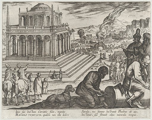 Plate 5: The Tomb of Mausolus, from "The Seven Wonders of the World"