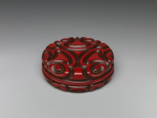 Box with pommel scrolls