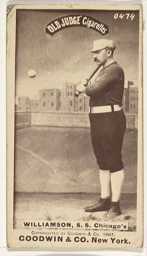 Williamson, Shortstop, Chicago, from the Old Judge series (N172) for Old Judge Cigarettes