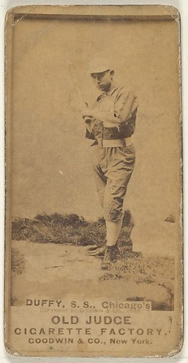 Duffy, Shortstop, Chicago, from the Old Judge series (N172) for Old Judge Cigarettes