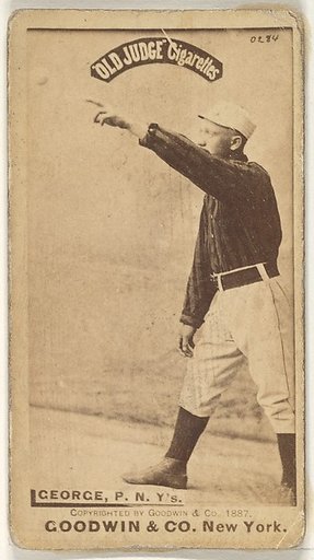 Bill George, Pitcher, New York, from the Old Judge series (N172) for Old Judge Cigarettes