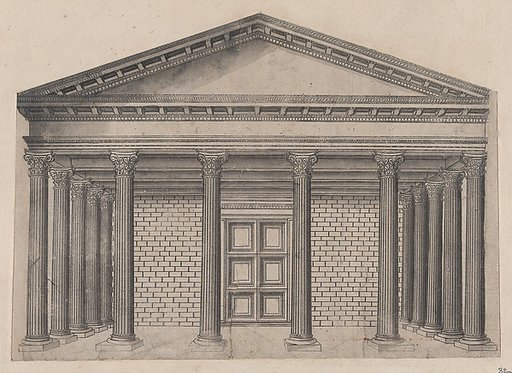 Maison antique a Nymmes, from "Speculum Romanae Magnificentiae"