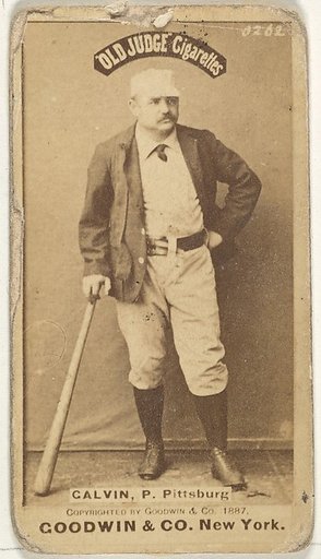 James Francis "Pud" Galvin, Pitcher, Pittsburgh, from the Old Judge series (N172) for Old Judge Cigarettes