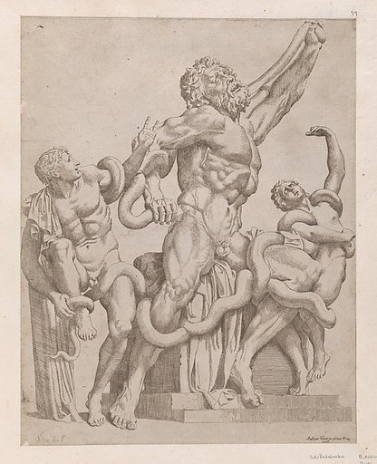 Laocoon, from "Speculum Romanae Magnificentiae"