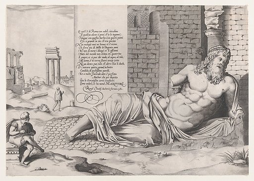 Marforius, from "Speculum Romanae Magnificentiae"
