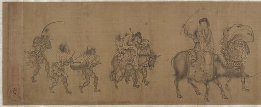 The Demon Queller Zhong Kui Giving His Sister Away in Marriage