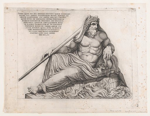 The Ocean God, from "Speculum Romanae Magnificentiae"