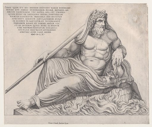 The Ocean God, from "Speculum Romanae Magnificentiae"