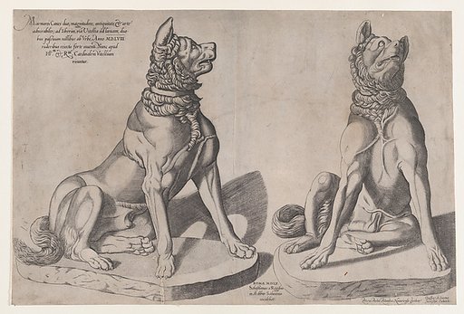 Two Dogs, from "Speculum Romanae Magnificentiae"