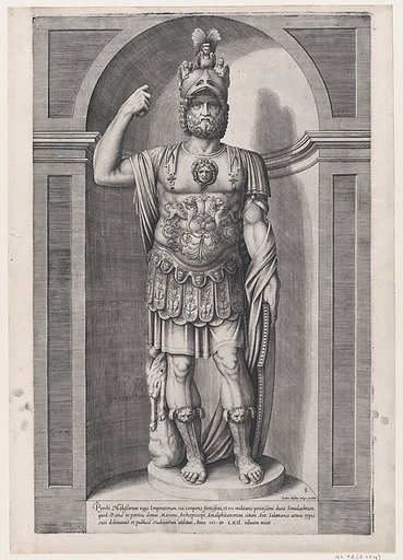 King Pyrrhus, from "Speculum Romanae Magnificentiae"