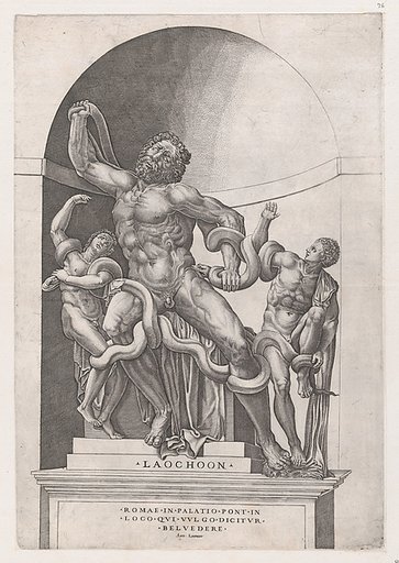 Laocoon, from "Speculum Romanae Magnificentiae"