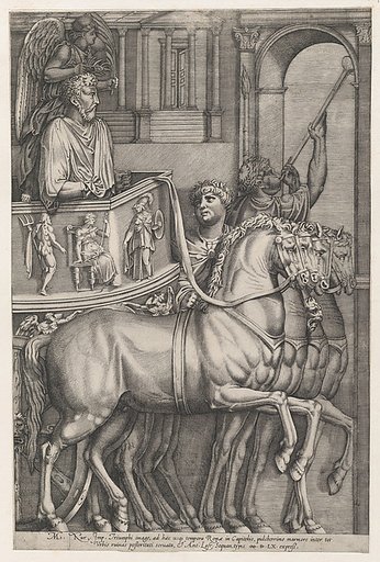 Triumph of Marcus Aurelius, from "Speculum Romanae Magnificentiae"