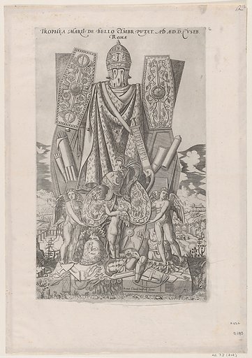 Trophies of Marius, from "Speculum Romanae Magnificentiae"