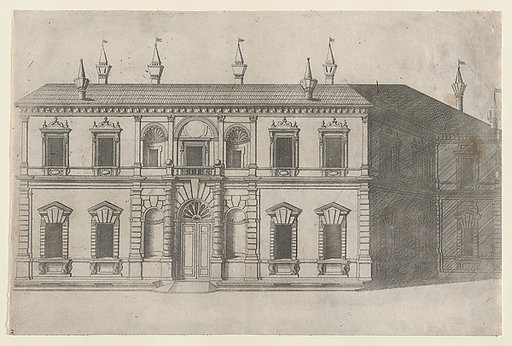 Villa di Papa Giulio, from "Speculum Romanae Magnificentiae"