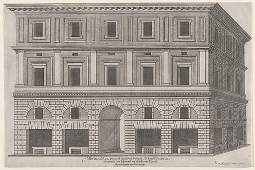 Alberini Palace, from "Speculum Romanae Magnificentiae"
