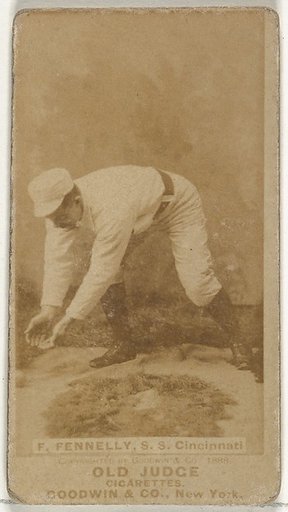 Francis John "Frank" Fennelly, Shortstop, Cincinnati, from the Old Judge series (N172) for Old Judge Cigarettes