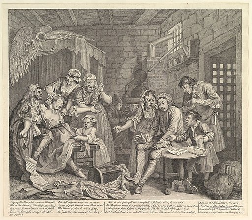 A Rake's Progress, Plate 7