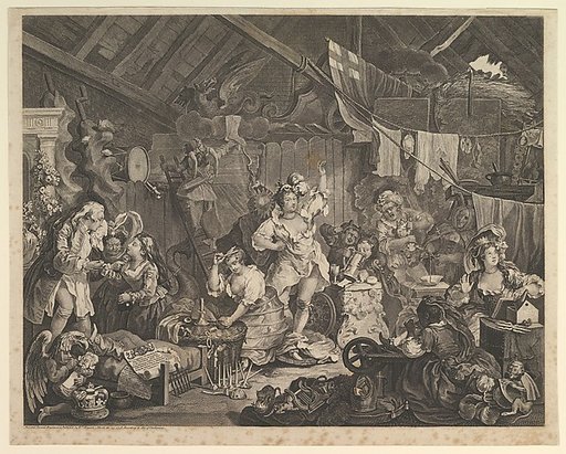 Strolling Actresses Dressing in a Barn