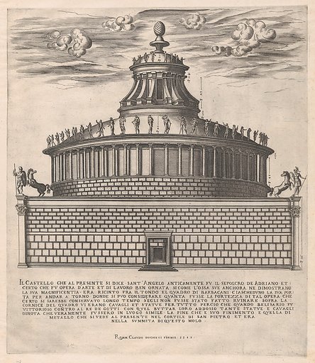 The Sepulchre of Hadrian, from "Speculum Romanae Magnificentiae"
