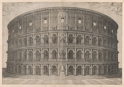 The Colosseum, from "Speculum Romanae Magnificentiae"