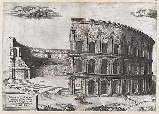 Amphiteathrum Castrense, from "Speculum Romanae Magnificentiae"