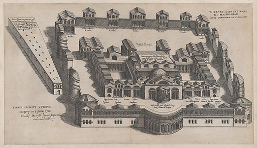 The Baths of Diocletian, from "Speculum Romanae Magnificentiae"