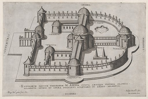 Baths of Agrippa, from "Speculum Romanae Magnificentiae"
