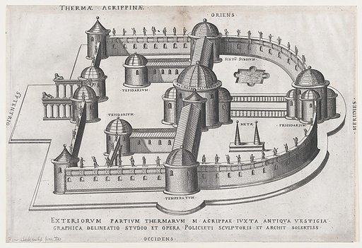Baths of Agrippa, from "Speculum Romanae Magnificentiae"