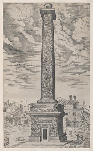 Column of Trajan, from "Speculum Romanae Magnificentiae"