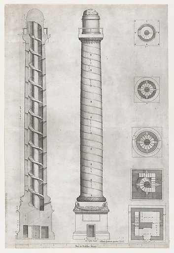 Column of Trajan, from "Speculum Romanae Magnificentiae"