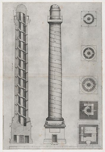 The Column of Trajan, from "Speculum Romanae Magnificentiae"