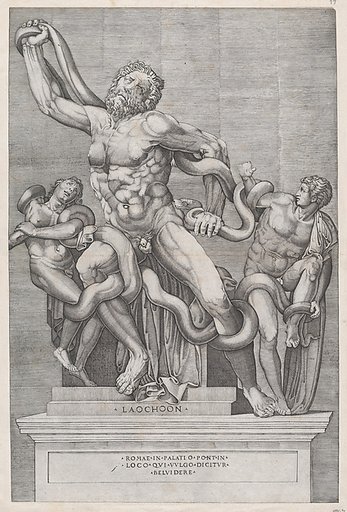 Laocoon, from "Speculum Romanae Magnificentiae"