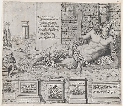 Marforius, from "Speculum Romanae Magnificentiae"