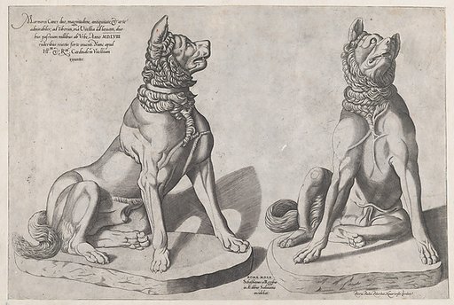 Two Dogs, from "Speculum Romanae Magnificentiae"