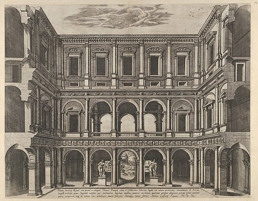 Farnese Palace Interior, from "Speculum Romanae Magnificentiae"