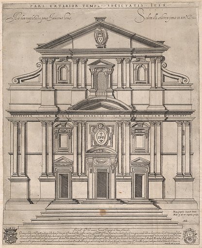 The Gesù, Rome, from "Speculum Romanae Magnificentiae"