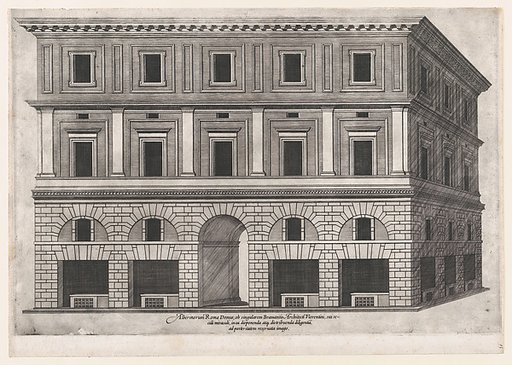 Alberini Palace, from "Speculum Romanae Magnificentiae"