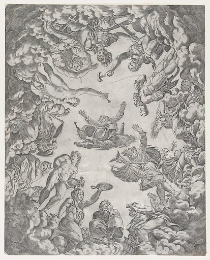 Sistine Frescoes, from "Speculum Romanae Magnificentiae"
