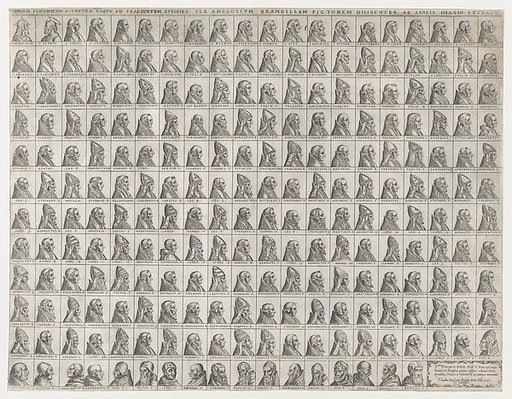 Small Portraits of the Popes from Christ to Sixtus V, from "Speculum Romanae Magnificentiae"