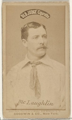McLaughlin, from the Old Judge series (N172) for Old Judge Cigarettes