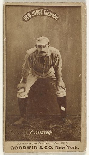 Roger Connor, New York Giants/Gothams, from the Old Judge series (N172) for Old Judge Cigarettes