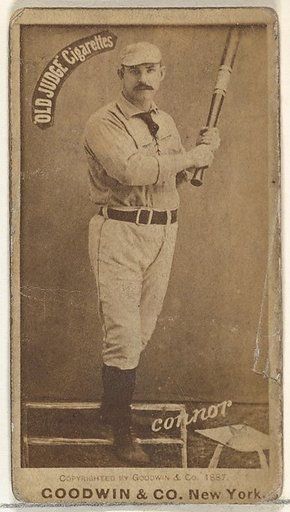 Roger Connor, New York Giants/Gothams, from the Old Judge series (N172) for Old Judge Cigarettes