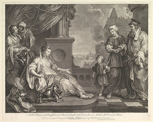 Moses Brought to Pharaoh's Daughter (Exodus 2:10)