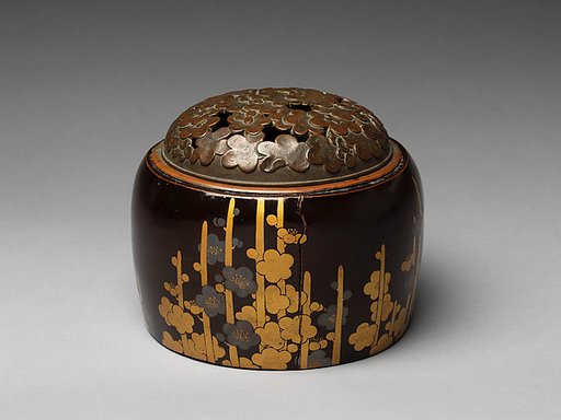 Handwarmer with decoration of plum blossoms