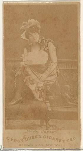 Marie Jansen, from the Actors and Actresses series (N171) for Gypsy Queen Cigarettes