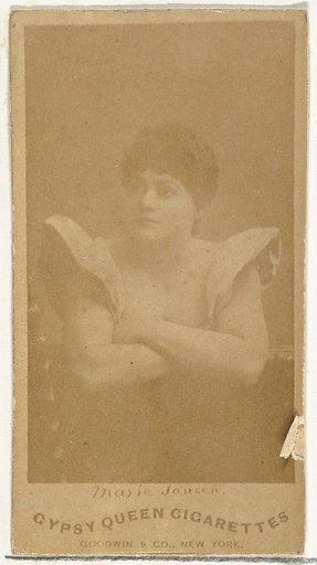 Marie Jansen, from the Actors and Actresses series (N171) for Gypsy Queen Cigarettes