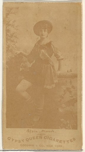 Elsie Moore, from the Actors and Actresses series (N171) for Gypsy Queen Cigarettes