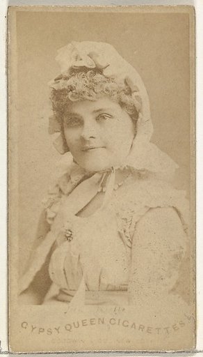 Ida Mulle, from the Actors and Actresses series (N171) for Gypsy Queen Cigarettes