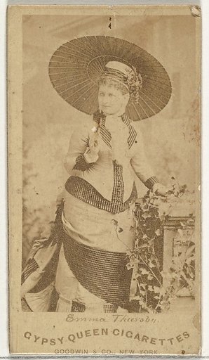 Emma Thiersby, from the Actors and Actresses series (N171) for Gypsy Queen Cigarettes